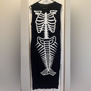 Mermaid skeleton dress